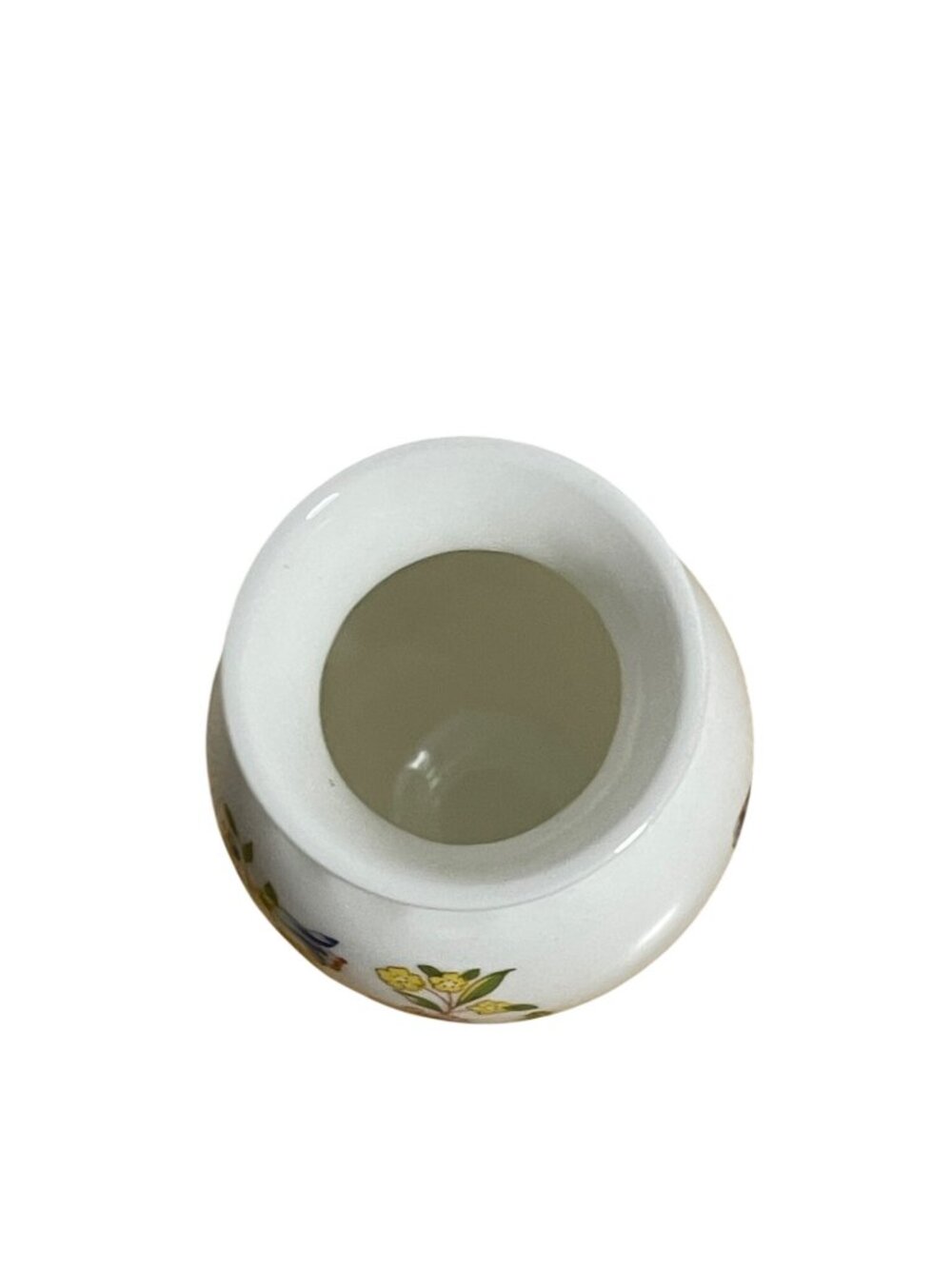 Aynsley Cottage Garden Fine Bone China Vase 3.5" Butterfly Floral England  VTG - Picture 6 of 8